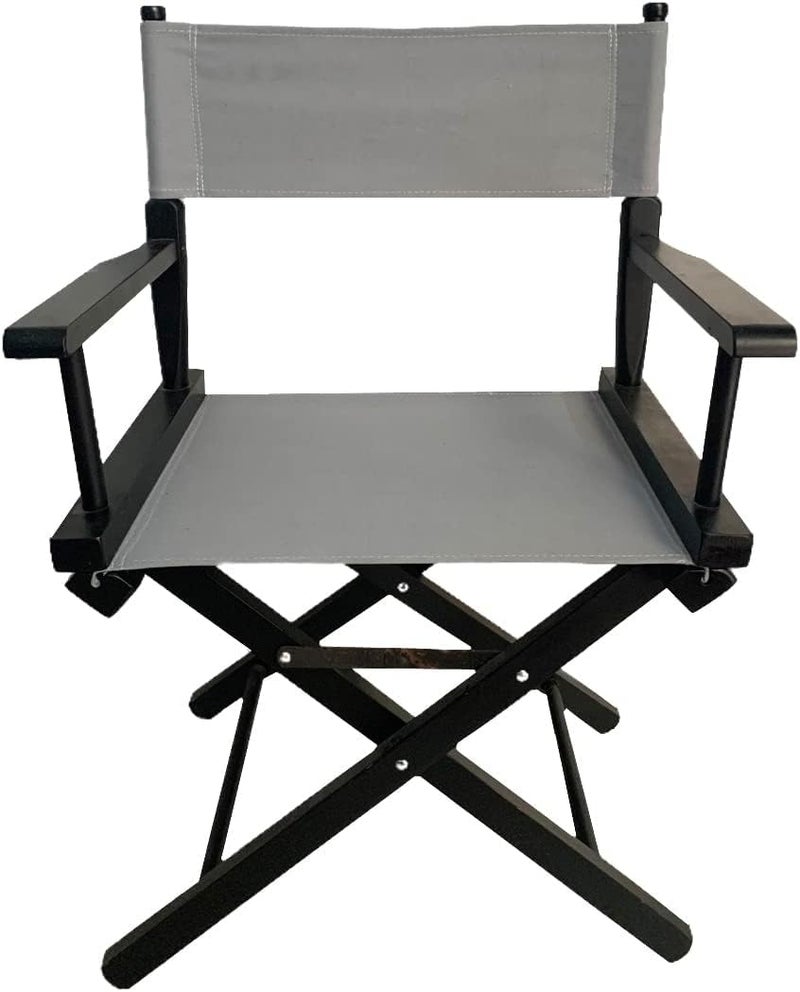 TBACW 1 Set (3pcs) 18''L X 15''W Directors Chair Canvas Replacement Director Chair Replacement Canvas with Round Fiberglass Stick for Directors Chairs Director Chair Covers Replacement Canva (Gray) - Image 4